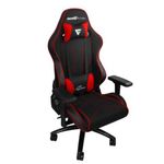 43143 - Silla Game Factor CGC600 Tela Reclinable con Descansa Brazos 4D Estrella Metálica Color Rojo-Negro