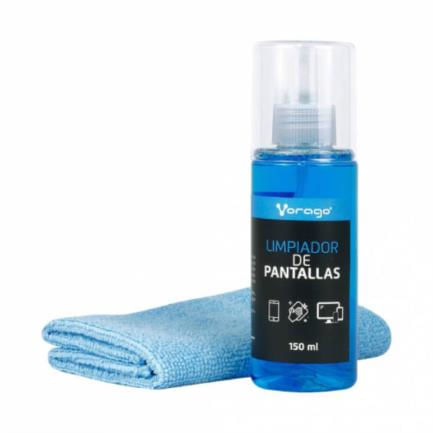44191 - Limpiador de Pantallas Vorago CLN-109 Antiestático 150ml C/Franela Microfibra