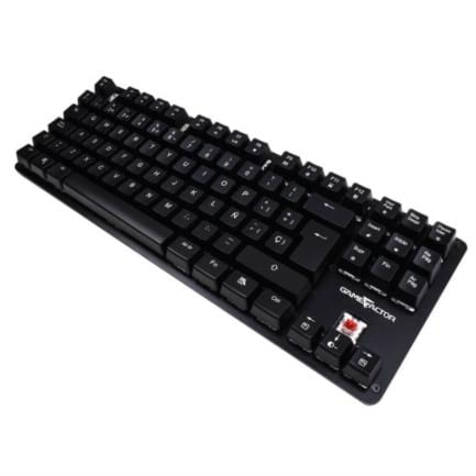 44642 - Teclado Mecánico Game Factor KBG500-BL RGB Tenkeyless USB Switch Azul Color Negro