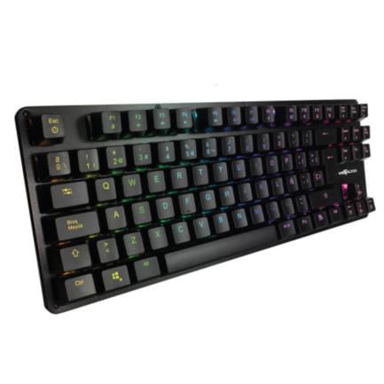 44644 - Teclado Mecánico Game Factor KBG500-RD RGB Tenkeyless USB Switch Rojo Color Negro