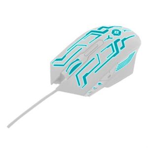 Mouse Vortred Legacy Gamer Alámbrico 6D 6 Botones Rgb Rainbow Color Blanco Mccmosab187