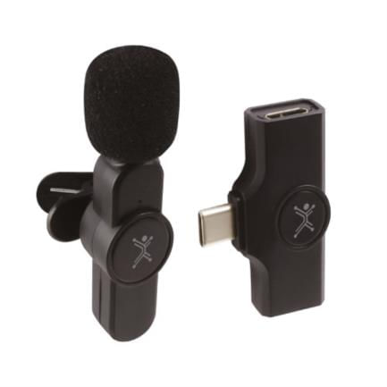 44505 - Micrófono Perfect Choice Fidelity Inalámbrico para Streaming USB Color Negro