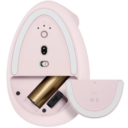 44515 - Mouse Logitech Lift Ergonómico Vertical 1000dpi Color Rosa