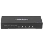 45691 - Adaptador Manhattan Video Splitter HDMI 4k a 60Hz 4 Puertos Color Negro