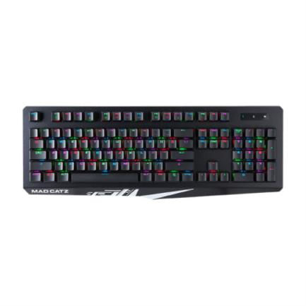 45701 - Teclado Mad Catz S T R I K E  4 Gaming Mecánico RGB Color Negro