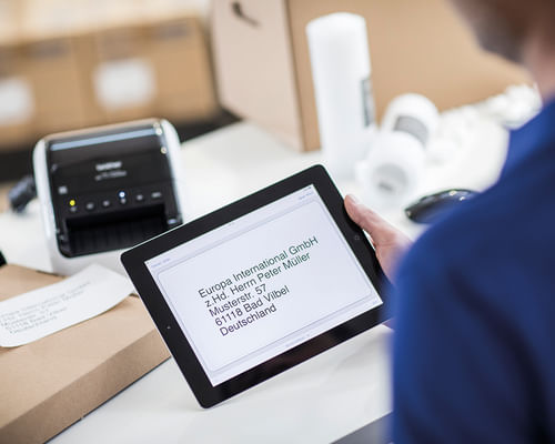 46148 - Brother QL-1110NWB impresora de etiquetas Térmica directa 300 x 300 DPI Inalámbrico y alámbrico DK