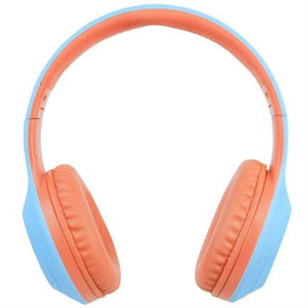 47016 - Audífonos Perfect Choice On-Ear Inalámbricos Bluetooth Color Azul-Coral