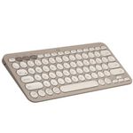 47150 - Teclado Logitech K380 Multi-Device Inalámbrico Bluetooth Color Almond Milk