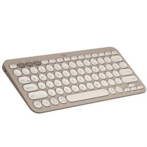 Teclado Logitech K380 Multi-Device Inalámbrico Bluetooth Color Almond Milk Loctecab053