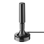 47258 - Antena Steren Compacta UHF Base de Imán y Booster 20dB Color Negro