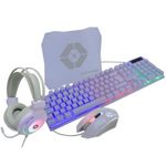47526 - Kit Gamer Vortred Berry 4 en 1 Alámbrico Diadema+Mouse+Teclado+Mouse Pad Color Lila
