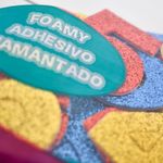 53449 - FIGURAS DE FOAMY DIAMANTADO CON ADHESIVO NUMEROS C/38 PIEZAS