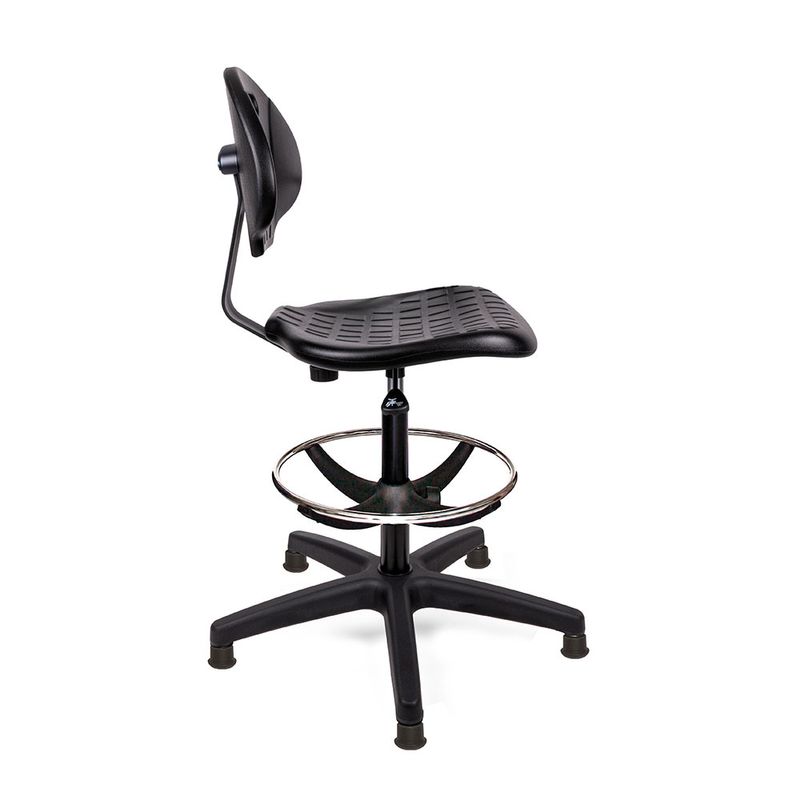 55697 - SILLA INDUSTRIAL OHI-48 SIN BRAZOS C/ARILLO CROMADO CON REGATONES