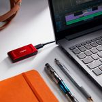 UNIDAD DE ESTADO SOLIDO EXTERNO KINGSTON XS1000R 1TB USB 32 ROJO