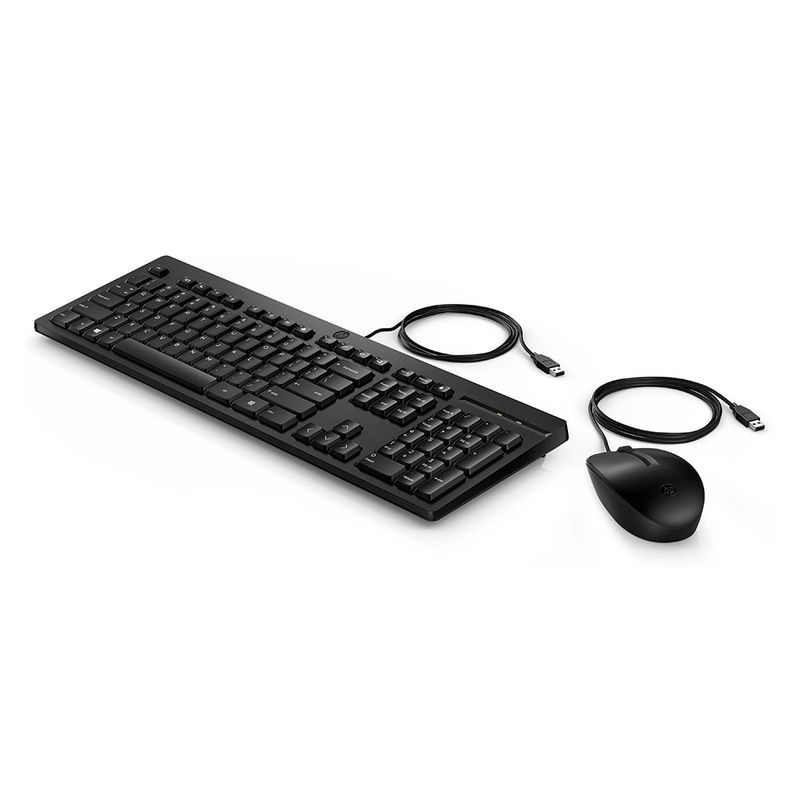 55792 - KIT TECLADO Y MOUSE ALAMBRICO OPTICO HP225