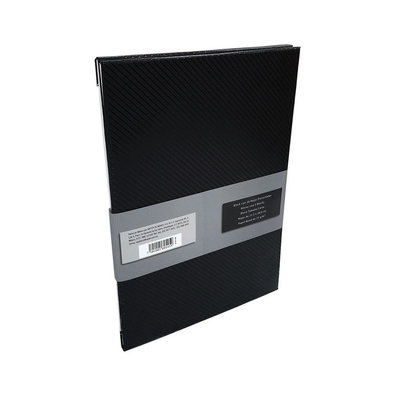 55808 - BLOCK EJECUTIVO BLANCO CARTA 50H RAYAS C/2 PZAS