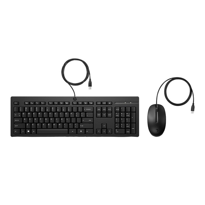 55773 - KIT TECLADO Y MOUSE ALAMBRICO OPTICO HP225