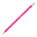 56101 - LAPIZ GRAFITO CON GOMA #2 TRIANGULAR NEON BLT C/3