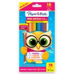 55881 - LAPICES DE COLOR 12 UNIPUNTA + 3 DOBLE PUNTA PAPER MATE 4MM