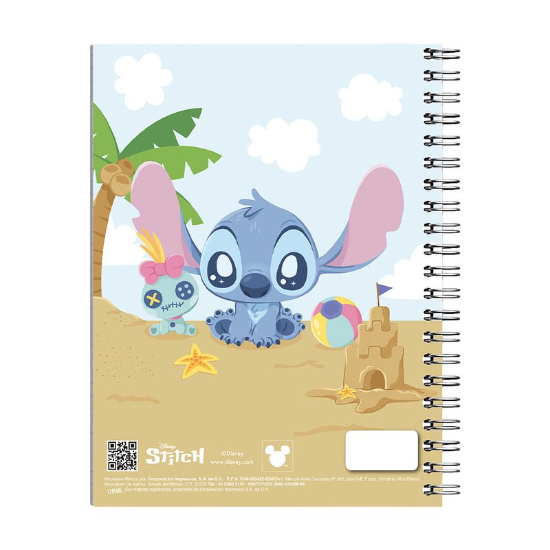 55990 - CUADERNO PROFESIONAL 100H RAYAS STITCH