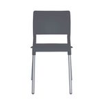 55875 - SILLA VISITA SIN BRAZOS REEF POLIPROPILENO GRIS