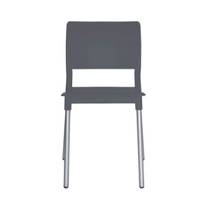 Silla Visita Sin Brazos Reef Polipropileno Gris Ohv-62/Gris