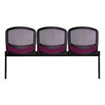 55963 - BANCA TELA RESPALDO MALLA DE 3 PLAZAS ELLITICO