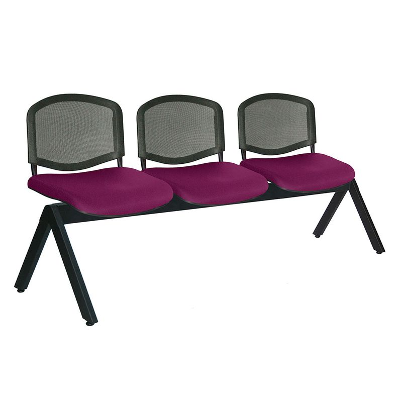 55960 - BANCA TELA RESPALDO MALLA DE 3 PLAZAS ELLITICO