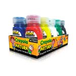 PINTURA TEMPERA LAVABLE 25ML CON 10 BOTES CRAYOLA