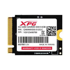 Unidad De Estado Sólido Xpg Gammix S55 512Gb Pcie Gen4 X4 M.2 2230, Sgammixs55-512G-C Sgammixs55-512G-C