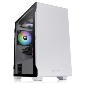 Gabinete Thermaltake S100 Tg Snow (Ca-1Q9-00S6Wn-00), Color Blanco, Micro Torre Ca-1Q9-00S6Wn-00