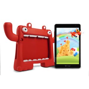 Tablet Vorago Pad-8-Kids 8 Pulgadas Android 13 Quadcore 4Gb 64Gb Ips 2Mp 5Mp Wifi Bt Gms Funda Roja Pad-8-Kids-Rd