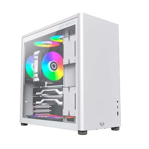 Gabinete Gamer Media Torre Atx Eris Frost Gm985  Ac-935678