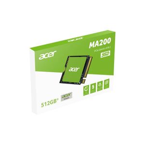 Ssd Acer Ma200, 512 Gb, M.2 Pcie Gen4, 5200 Mb/S, 4700 Mb/S Bl.9Bwwa.153