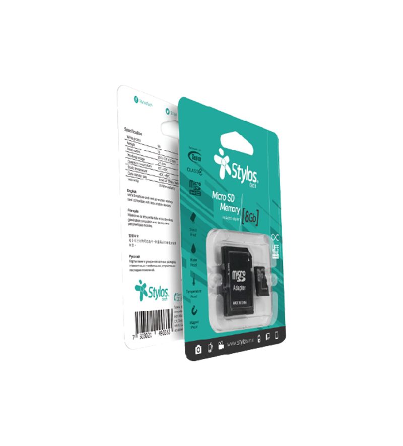 56642 - Memoria Micro SD Stylos STMSD81B