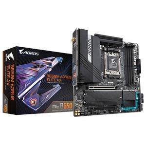 Motherboard Gigabyte B650M Aorus Elite Ax Procesador Amd Socket Am5, Support For: Amd Ryzen B650M Aorus Elite Ax