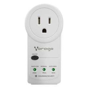 Protector De Voltaje Vorago Avr-300 Rj45/Rj11 Portatil, 1800W, Electrodomésticos, Blanco Avr-300-Wh