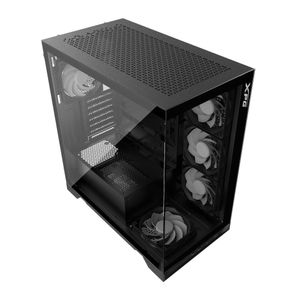 Gabinete Gamer Xpg Invader X Media Torre (Atx, Micro-Atx Y Mini-Itx) Panel Frontal Y Lateral Vidrio Templado. Venti Invaderxmt-Bkcww