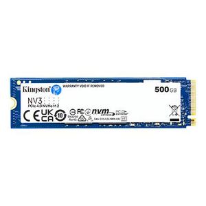Unidad De Estado Solido Kingston Nv3 500Gb M.2 2280 Nvme Pcie Gen 4X4 R.5000Mb/S W.3000Mb/S Snv3S/500G