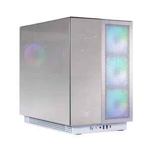 Naceb Gabinete Gamer E-Atx Aluminio Y Cristal Templado Na-0640 Na-0640