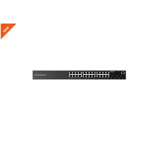 Switch Administrable Grandstream (Gwn7803) 24 Puertos Gigabit + 2 Sfp. Capa 2 +, Fan-Less, Qos Para Audio Y Video Gwn7803