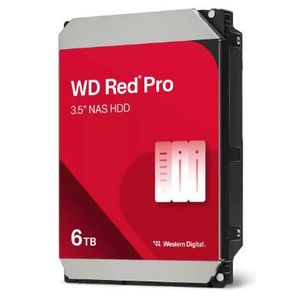 Disco Duro Western Digital Red Wd6005Ffbx 6Tb, Sata, 7200 Rpm, 3.5 Pulgadas Caché 256Mb, Velocidad De Transferencia Wd6005Ffbx