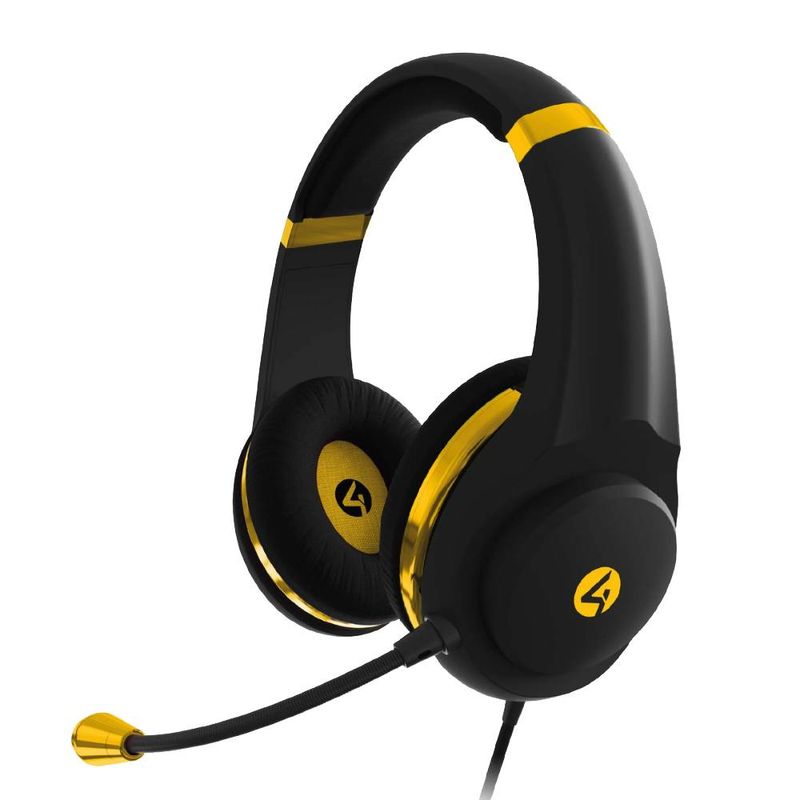 57883 - Auriculares Gaming 4Gamers XP-GOLDBLK-M-4G