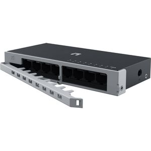 Switch Netis Modelo St108D, 8 Puertos 10/100Mbps, Switch De Escritorio, Carcasa Metálica Con Seguro De Conector Inc St108D