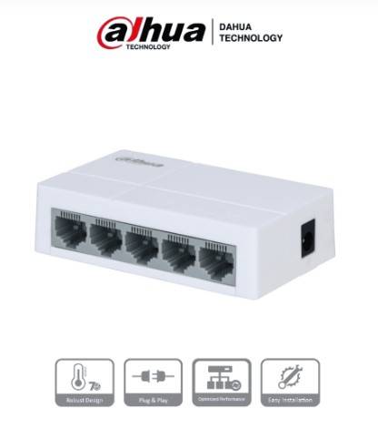 57690 - Switch Dahua Technology DH-PFS3005-5ET-V2