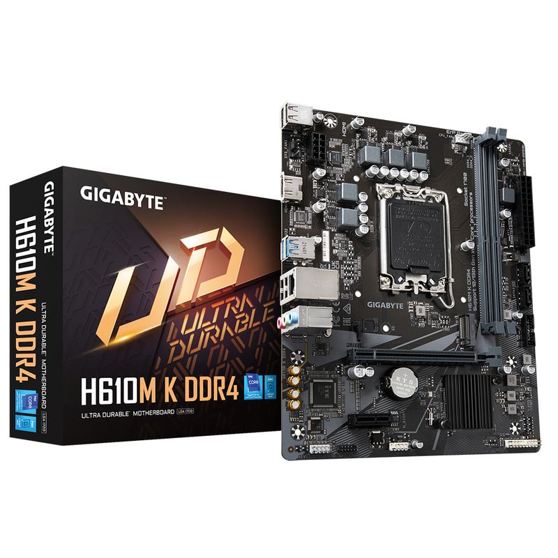 57918 - Motherboard GIGABYTE MB GIGABYTE H610M K DDR4