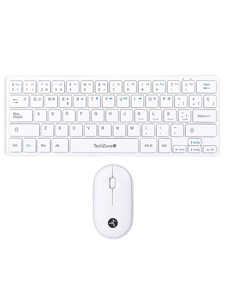 57727 - Kits para Teclado Y Mouse TECHZONE Young Pop White