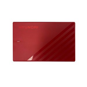 Disco Duro  Externo Hyundai 1Tb 2.5 Usb Rojo 1Tbhynred  Cable De Transferencia Incluido 1Tbhynred