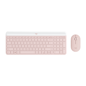 Kit Teclado Y Mouse  Logitech , Rosa, 10 M 920-011312