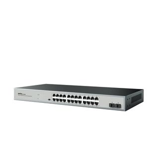 Switch Netis Modelo St3126Gs 26 Puertos, No Administrable 10/100/1000M Gigabit Ethernet Switch + 2 Puertos Sfp Giga St3126Gs
